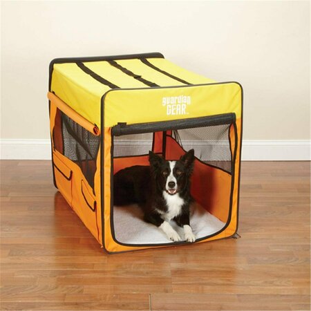 PAMPEREDPETS Collapsible Crate Lrg Org/Yellow S PA2632661